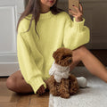 Suzanna Cozy Knit Sweater - Yellow [5GZ51772]