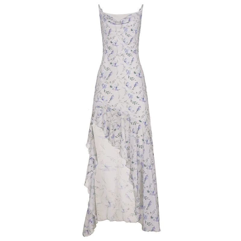Raylee Floral Ruffle Maxi Dress - ROWFD39644 [O1QAWMEC]