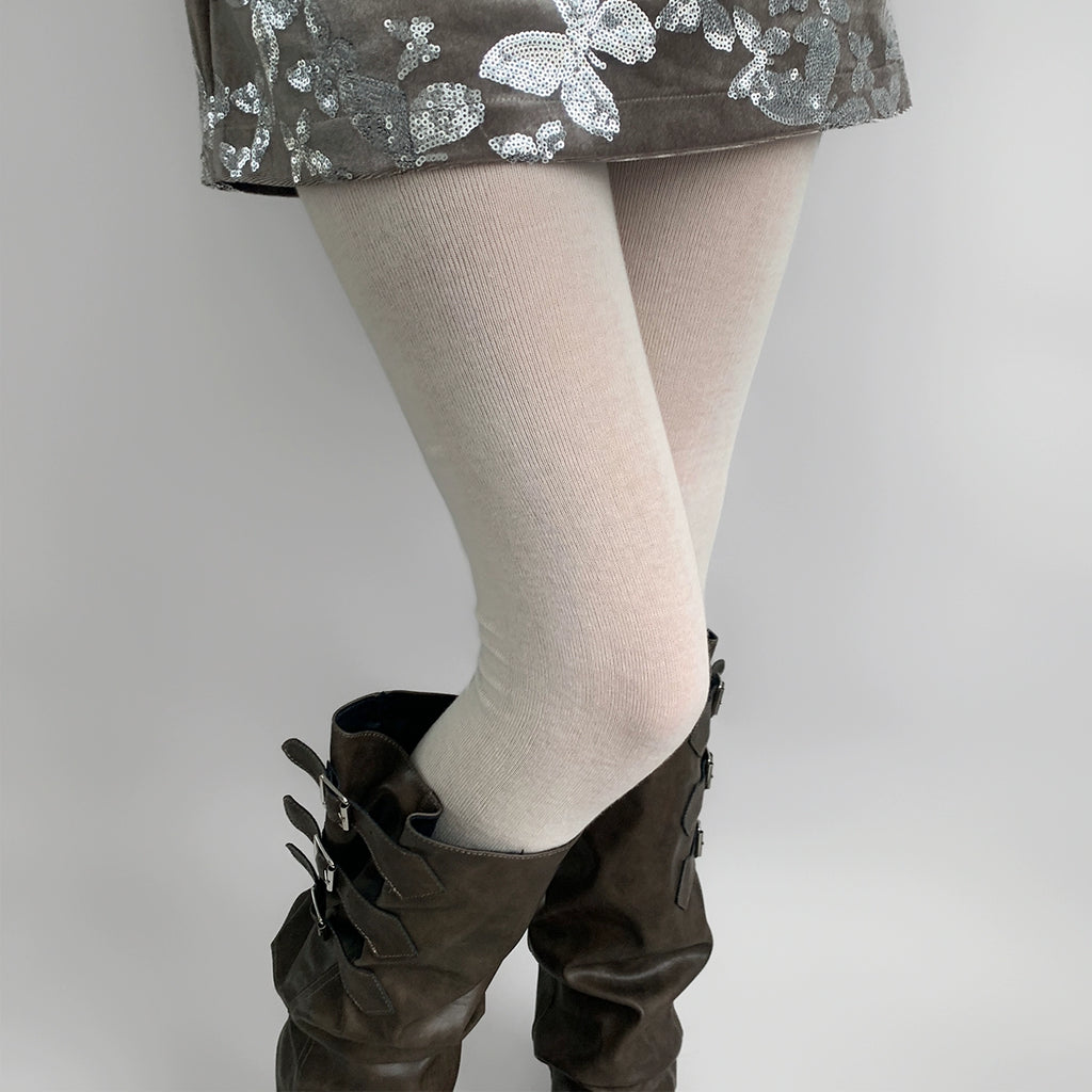 Rubi Sheer Shaping Tights - Milky White [SM32KG6O]