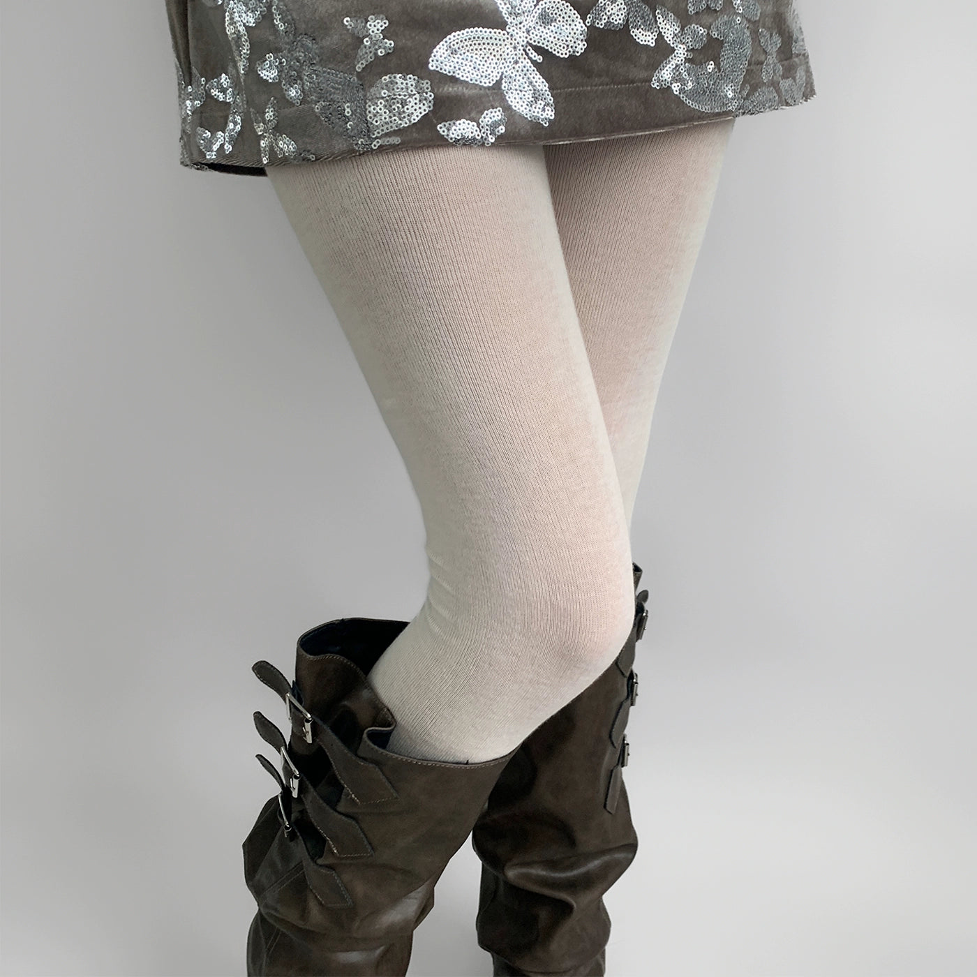 Rubi Sheer Shaping Tights - Milky White [SM32KG6O]
