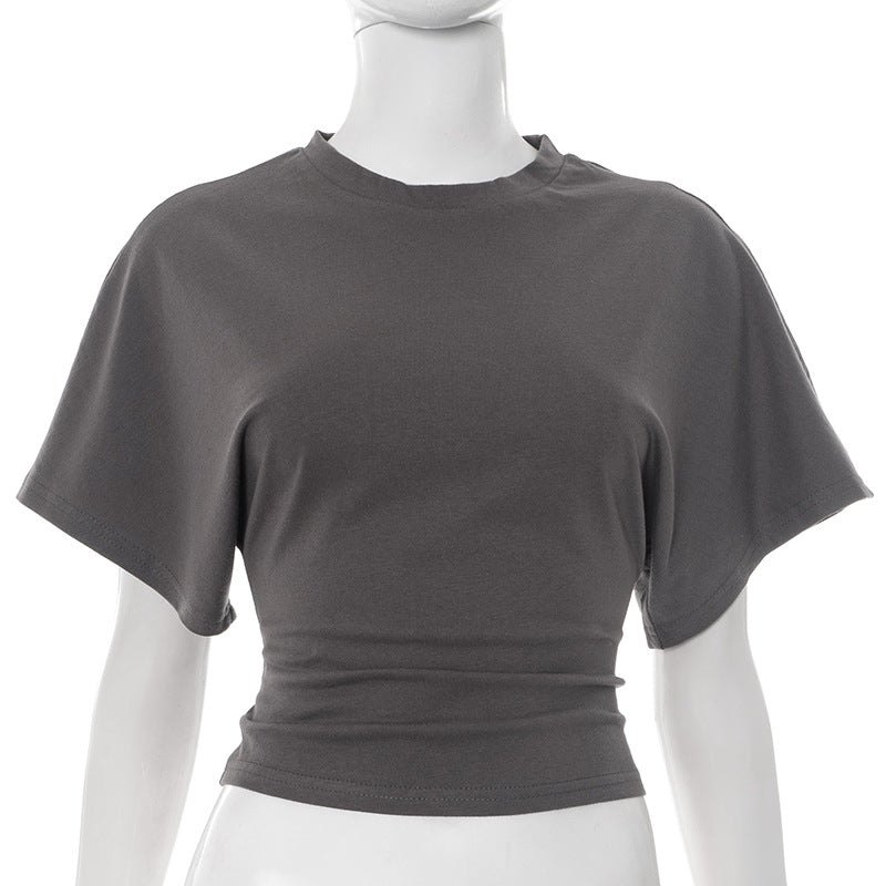 Jaylynn Relaxed Crop Top - Coffee [I0T6B0GA]