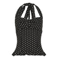 Alaura Polka Dot Halter Top - Black [XAFY6FJT]