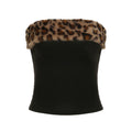 Avalon Leopard Ruched Short Set - Tube Top [NJ5NGO9Q]
