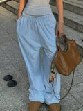 LaPose - Jeanelle Striped Wide-Leg Lounge Pants