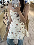 Chaya Strapless Floral Mini Dress - Yellow [Y3E682UN]
