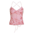 Tayler Floral Sequin Backless Top - Pink [RRD8RVC6]