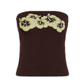 Addalynn Floral Tube Top - Brown [ROJGXB47]