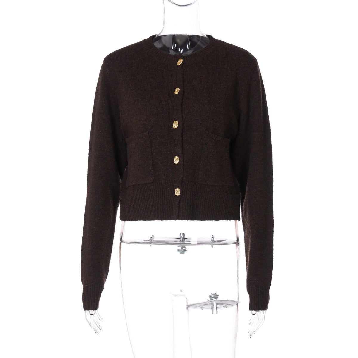 Jennah Coffee Knit Cardigan - Coffee [U3KKLD6W]