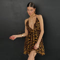 Lucy Halter Leopard Mini Dress - Leopard Print [NJ5VYLM2]