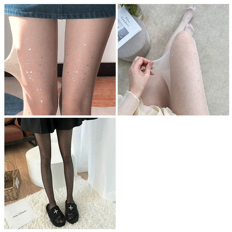 Fenix Dazzling Sequin Tights - Bestselling Combo (Nude Sequin + Black Sequin + White Sequin) [Z3O5RKVY]
