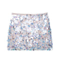 Kathia Sequin Denim Mini Skirt - Blue Sequin [OMIX6CQU]