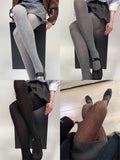 Scottie Sheer Shaping Tights - Light Gray + Dark Gray + Black + Coffee [XTZWGADV]