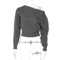 Riya Off Shoulder Knit Top - Gray [5O3PVAV5]