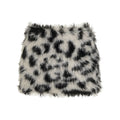 Jasmin Plush Leopard Mini Skirt - Leopard Print [07JI0SVT]