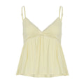 Lillianna Ruched Lace Camisole - Yellow [USRUCJ7N]