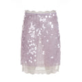 Aarna Sequin Bodycon Mini Skirt - Purple [QKIUJX4B]