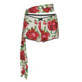 Floral Ruffle Three-Piece Short Set - Floral Shorts [9DEPQKTY]