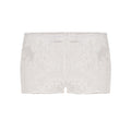 Open Knit Long Sleeve Short Set - White Shorts [P2V762RS]