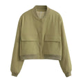 Aubrie Oversized Utility Jacket - Green [AP5HMITQ]