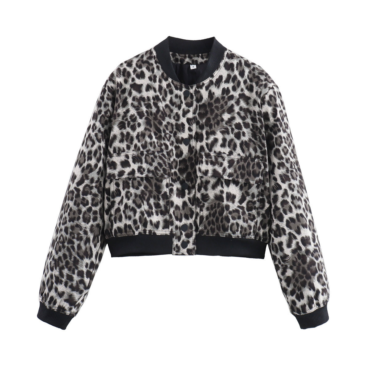 Aubrie Oversized Utility Jacket - Leopard Print [I57CG98L]