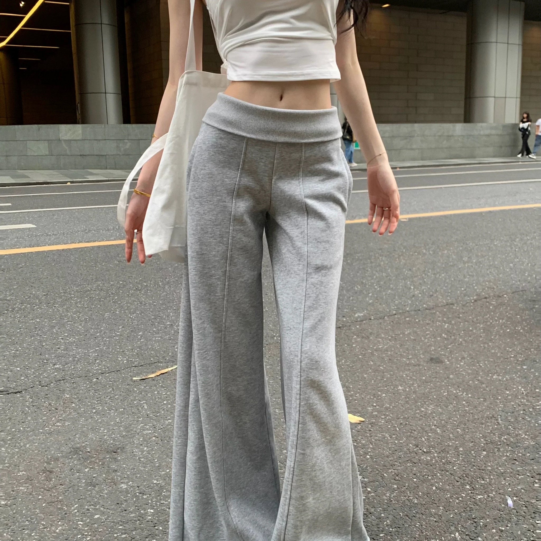 LaPose - Jacquelin Drapey Wide-Leg Sweatpants