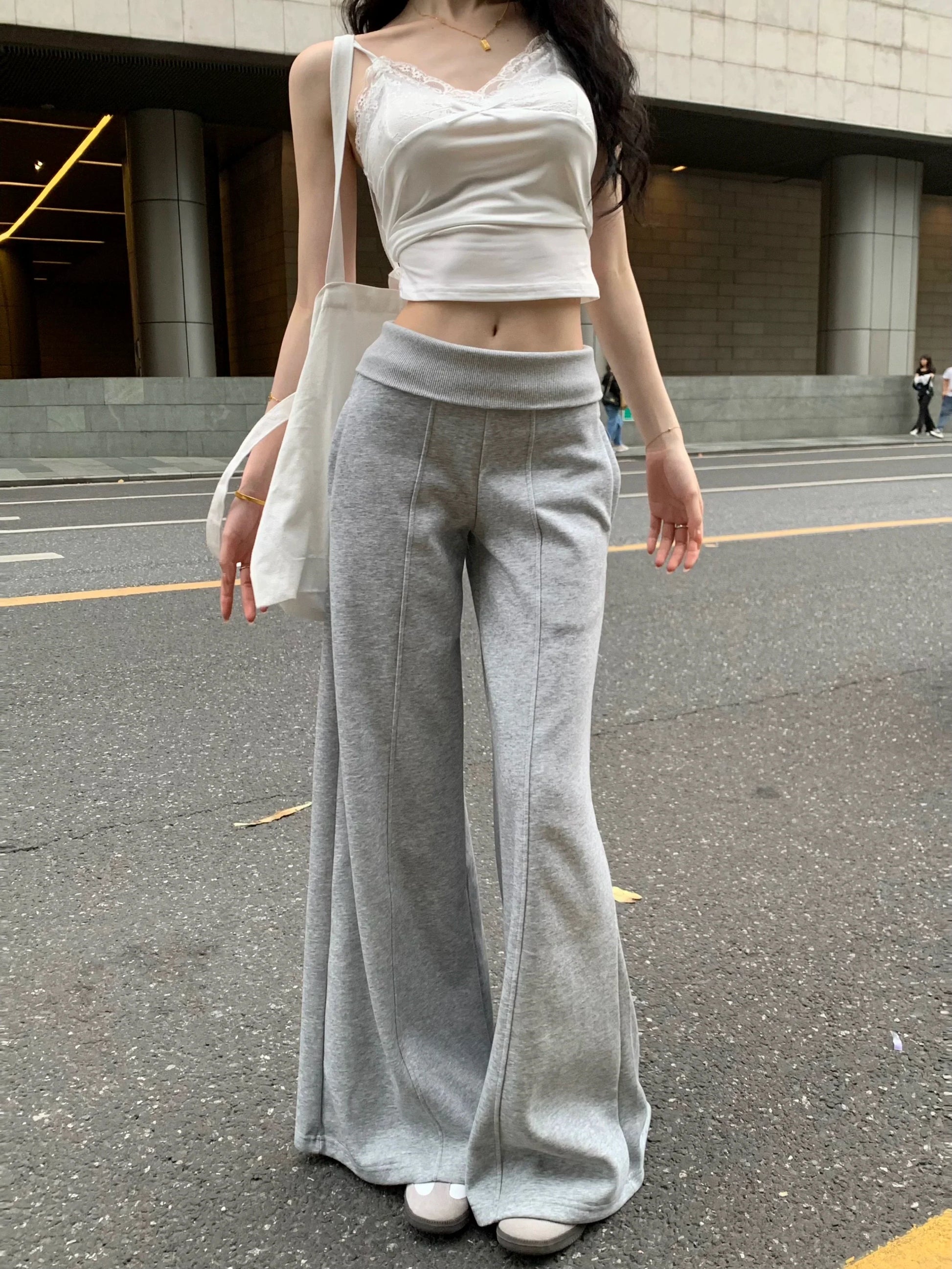 LaPose - Jacquelin Drapey Wide-Leg Sweatpants