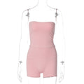 Camryn Bandeau Short Set - Pink [6BRAHPFD]
