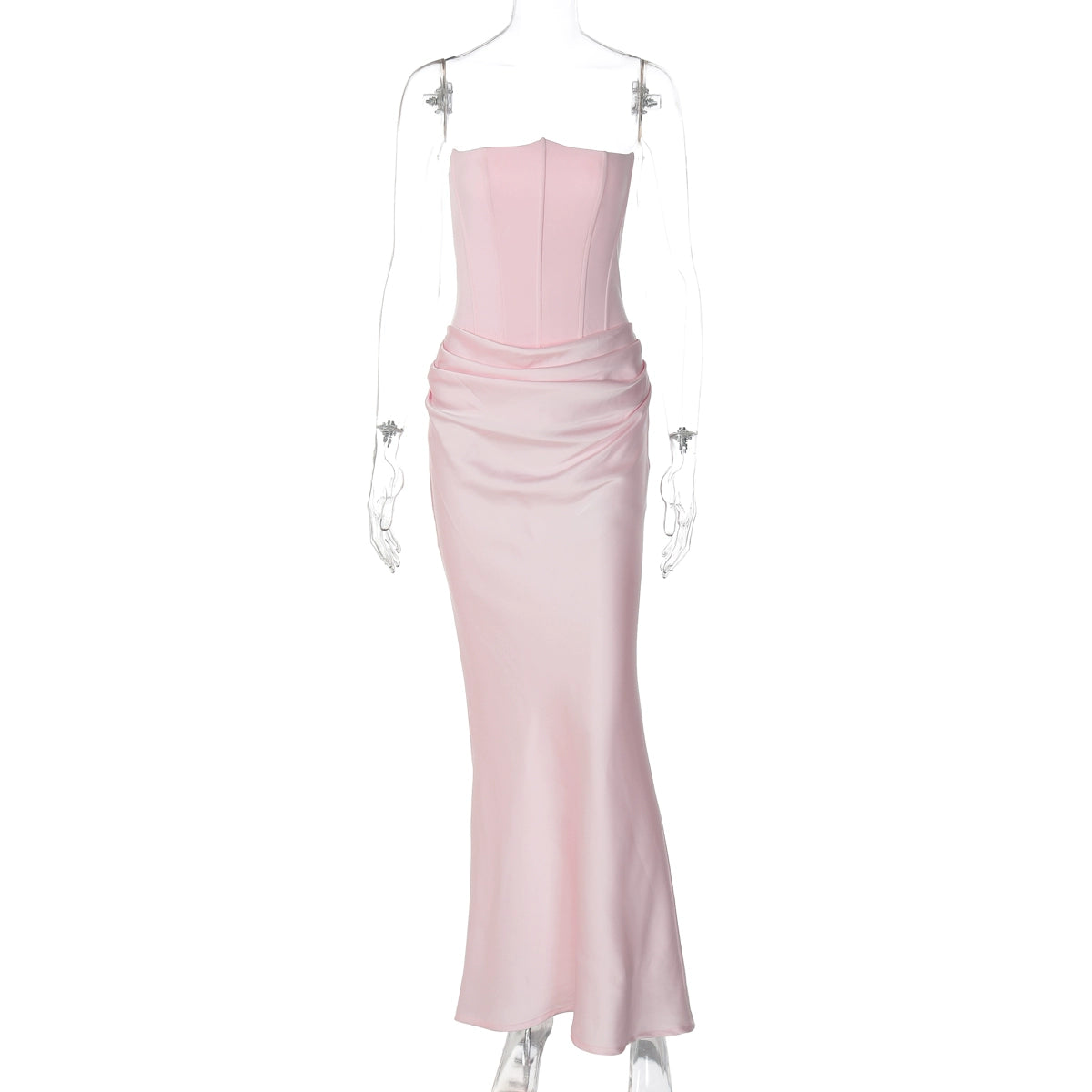 Ridhi Satin Corset Mini Dress - Pink [DLOWJ5ID]