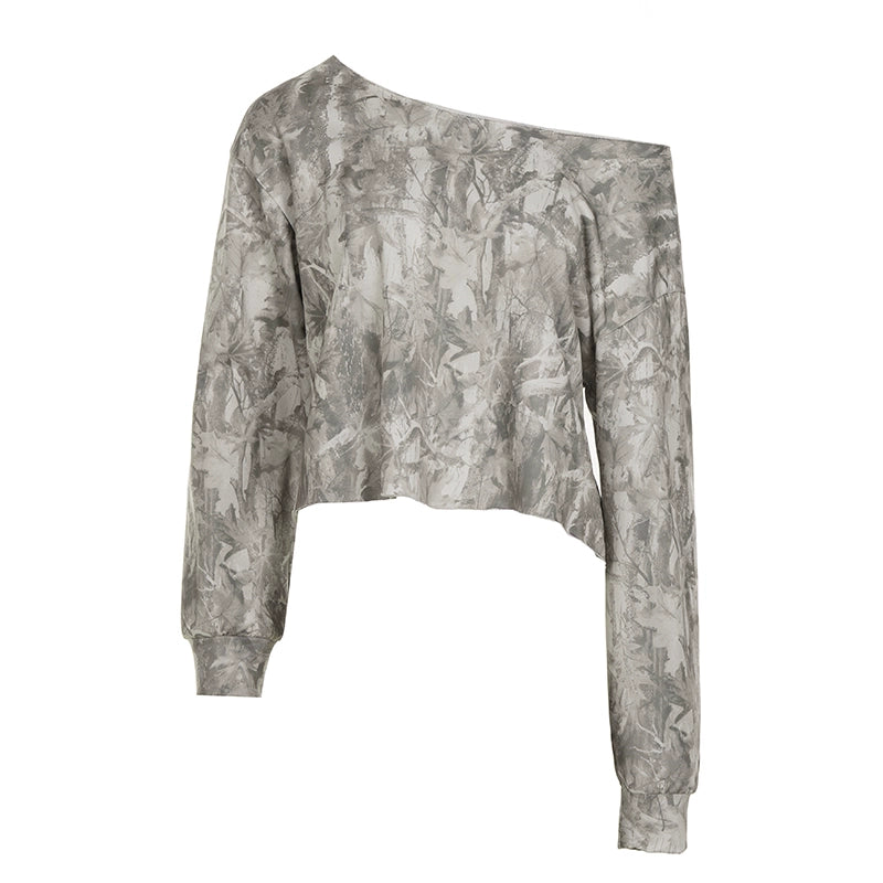 Armoni Camo Wide-Leg Sweatpants - Style 2 [OJB4BJR0]