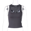 Savanah Strapless Crop Top - Grey [26LEWOVA]