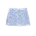 Kathia Sequin Denim Mini Skirt - Blue Sequin Premium [HPGV3JYP]