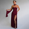 Kamree Strapless Backless Maxi Dress - Wine Red [NN9R7G6Q]