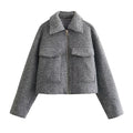 Jesse Wool Zip Jacket - Premium Grey [EMKY7UP3]