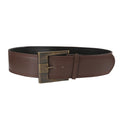 Janay Retro Metal Buckle Belt - Brown [42RY2SWK]