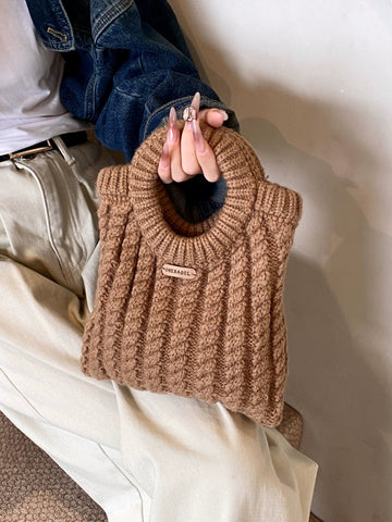 LaPose - Korie Woolen Knitted Bucket Bag