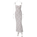 Ariadne Lace Backless Midi Dress - White [UCR8TC2Q]
