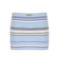 Kiyah Gradient Striped Skirt Set - Blue Skirt