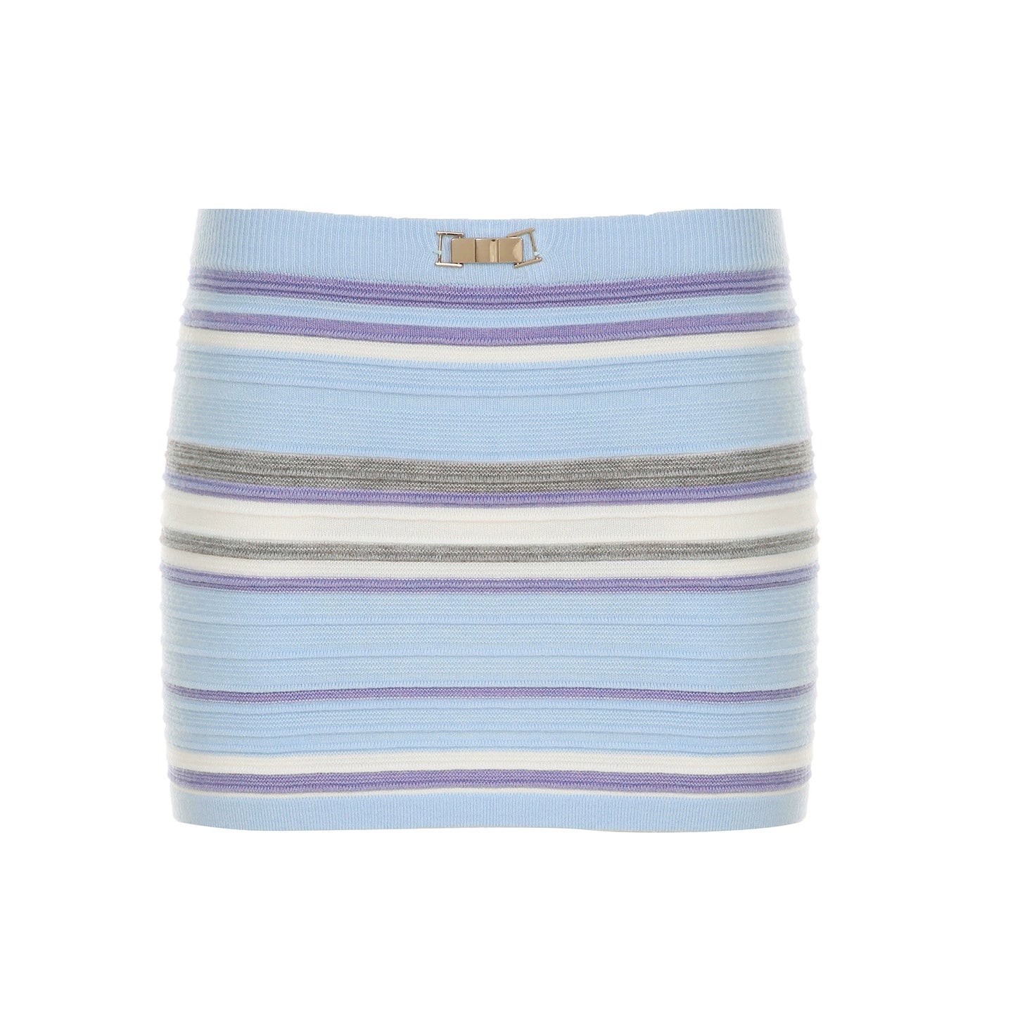 Kiyah Gradient Striped Skirt Set - Blue Skirt