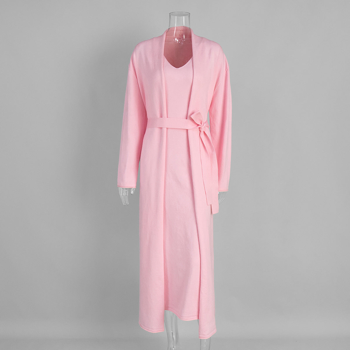 Xandria Knitted Lounge Set - Pink [6GF760C1]