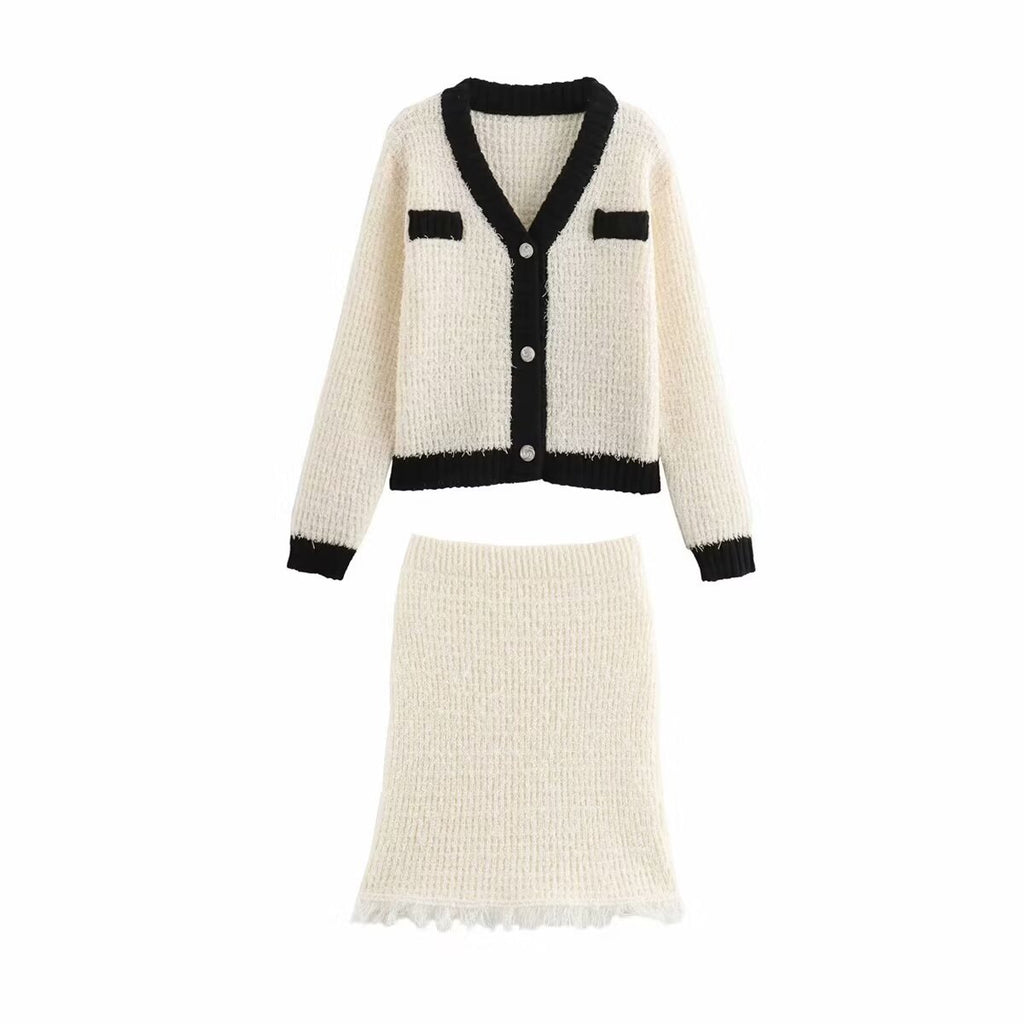Azlyn Knit Skirt Set - Set [D4RSTVKX]