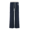 Graylynn Bow Print Knit Pants - Deep Blue [UR35FBBE]