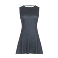 Polka Dot A-Line Mini Dress - Navy Blue [JLU9089T]