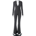 Beckett Utility Flared Jumpsuit - Dark Grey [W83LTCU6]