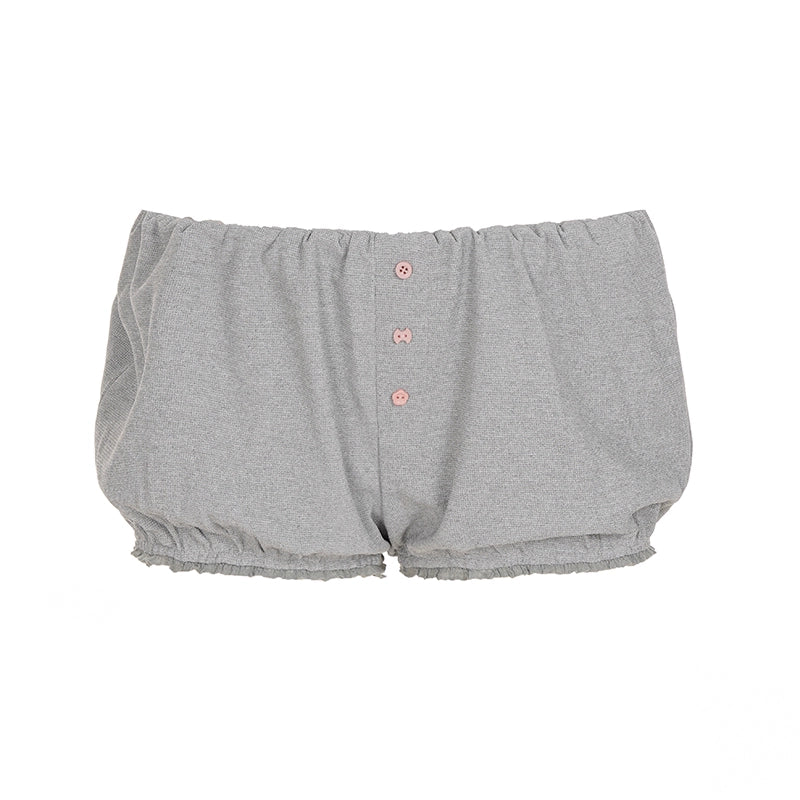 Kaeleigh Waffle Bows Shorts Set - Shorts [PFSG4GMY]