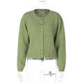 Amariya Ribbed Knit Skirt Set - Green Cardigan [00TH3G6Z]