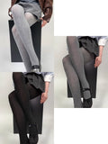 Scottie Sheer Shaping Tights - Light Gray + Dark Gray + Black [N1RVSOF8]