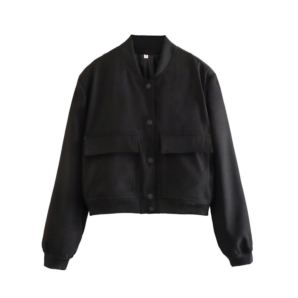 Aubrie Oversized Utility Jacket - Black [JD0TQ6TK]