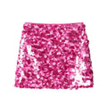 Kathia Sequin Denim Mini Skirt - Rose Pink Sequin [BP5WSX09]