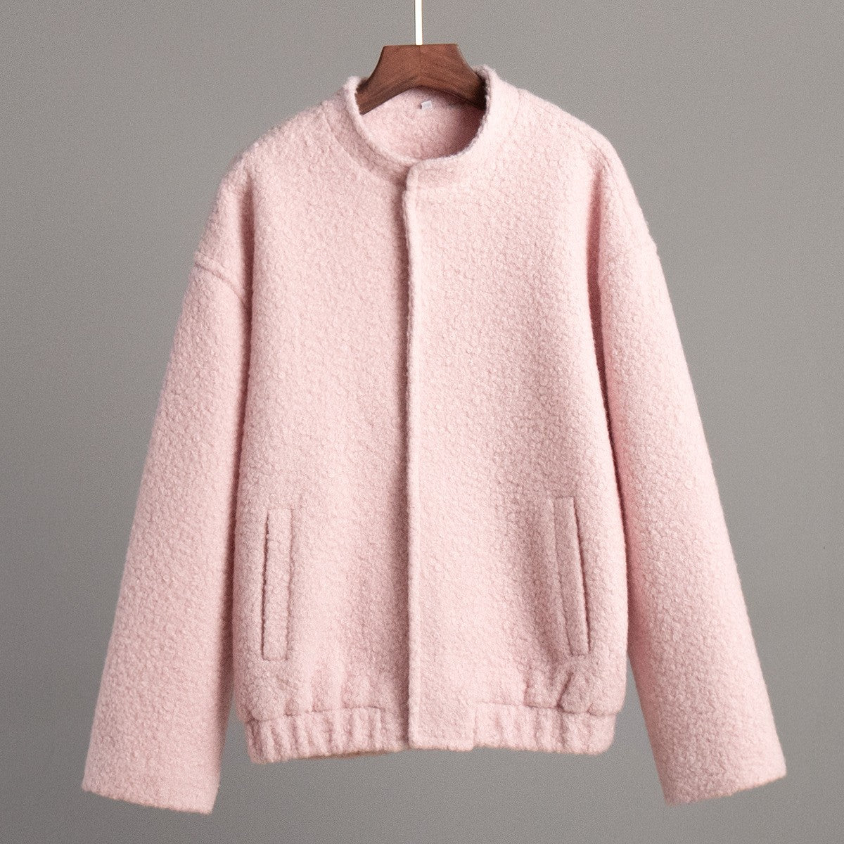 Ellisyn Pink Faux Fur Jacket - Pink [J07C4MRS]