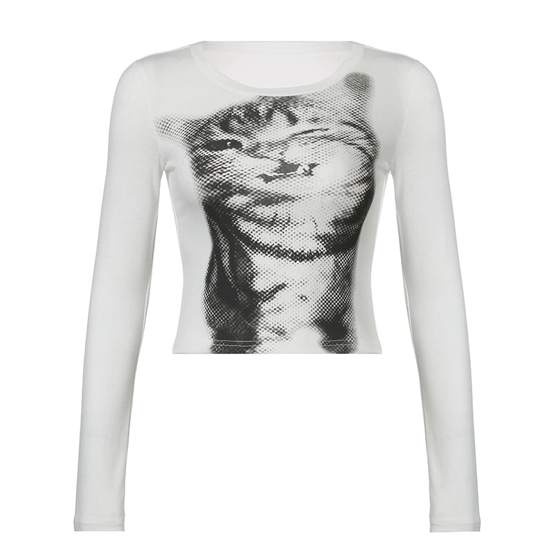 Laniya Graphic Cropped Tee - Style 1 [4H1S1KPI]